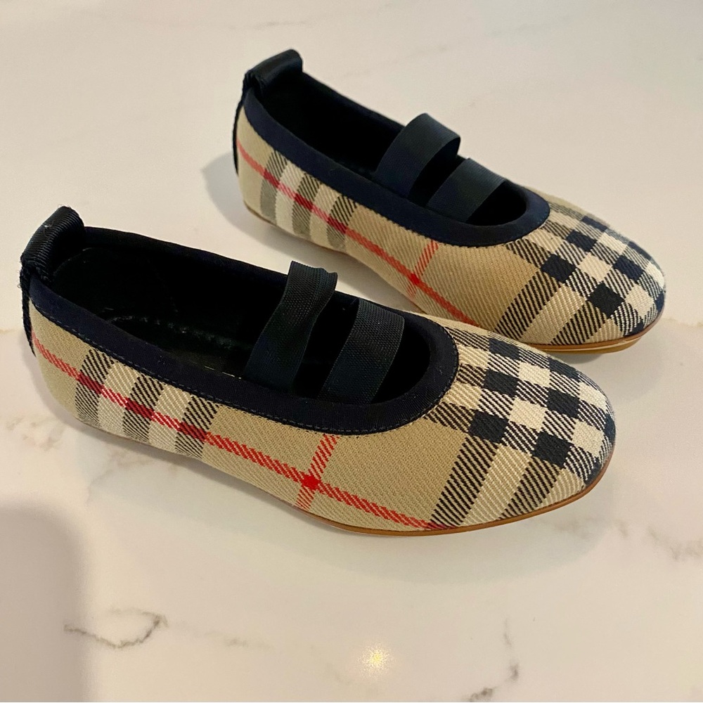 Burberry Girls Mini Grace Ballerina Flats Shoes